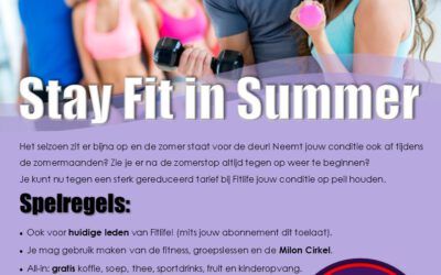 Stay Fit in Summer bij Fitlife Budel