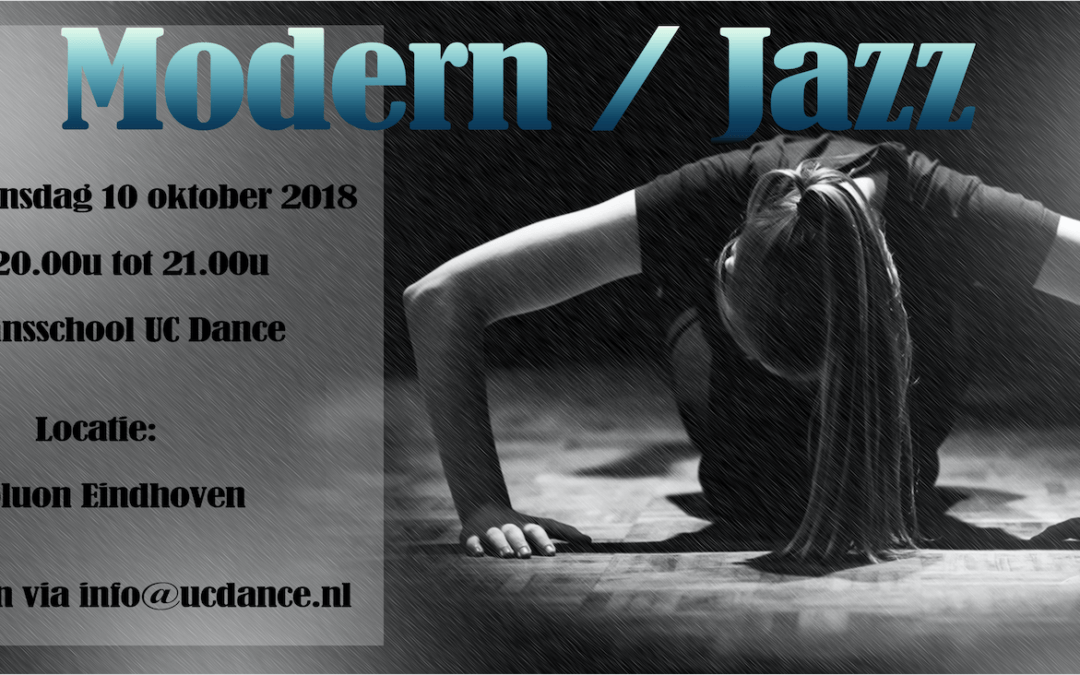 10 oktober – NIEUW Modern/Jazz locatie Eindhoven