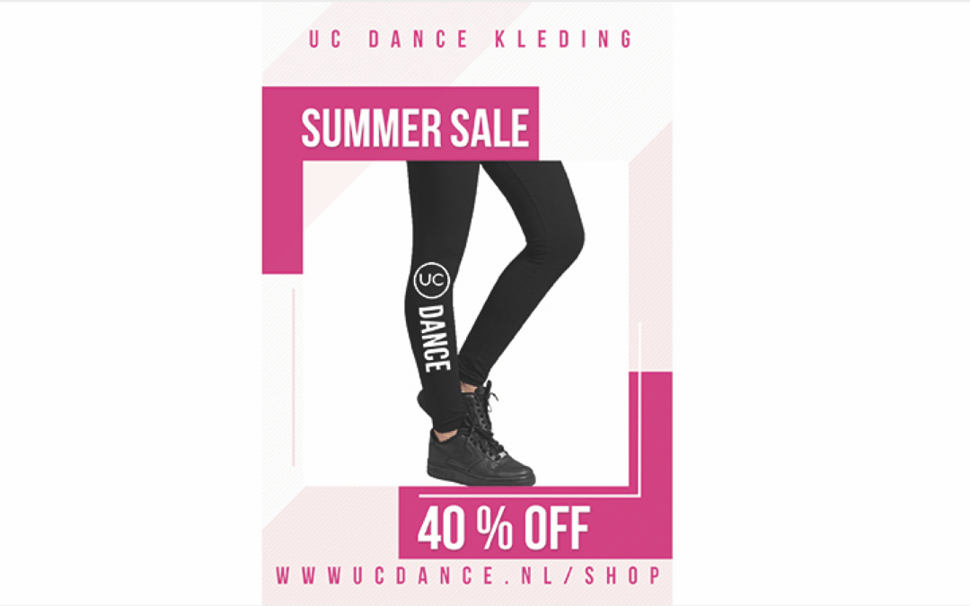 Summer Sale 40% korting op voorraad