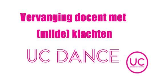 Vervanging docent bij (milde) klachten