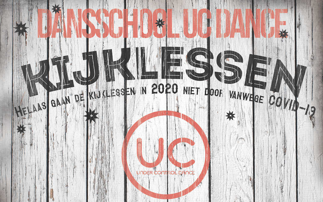 UC Dance Kijklessen 2020 gaan niet door