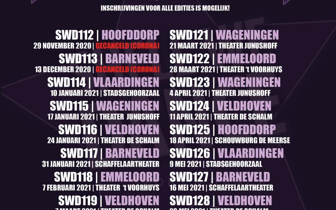 Wedstrijd 13 december 2020 Shell We Dance – gecanceld