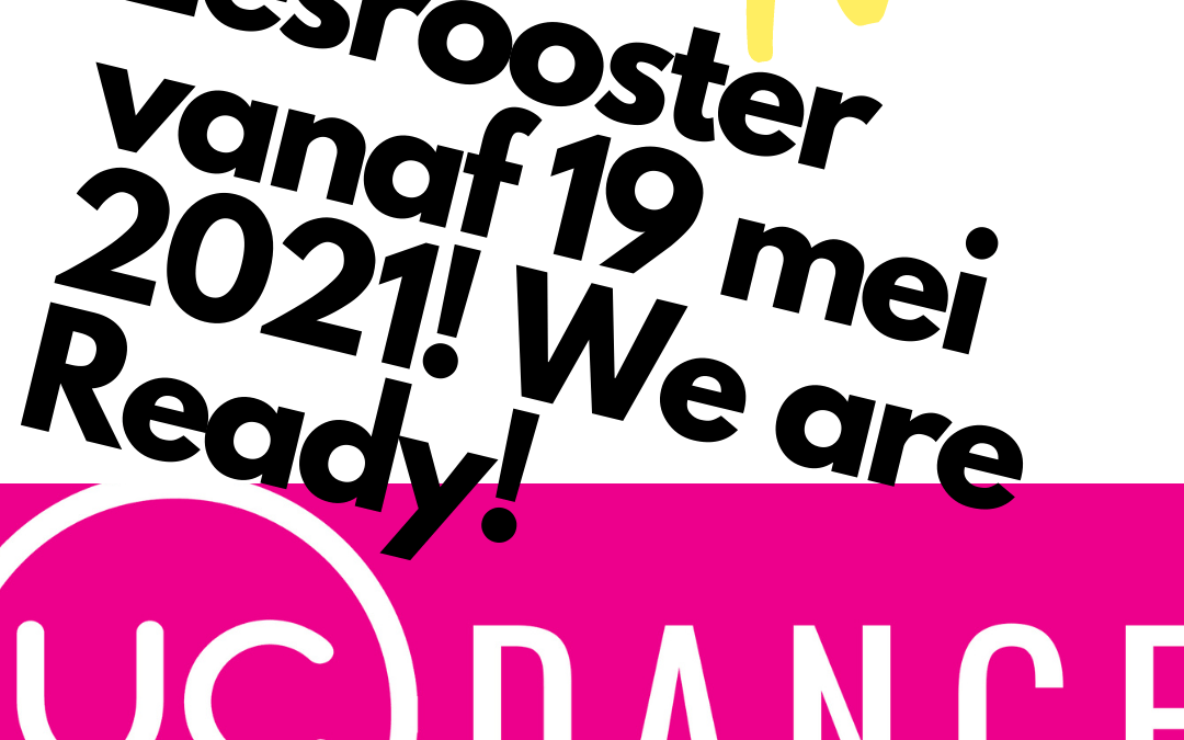 Definitief lesrooster vanaf 19 mei 2021!